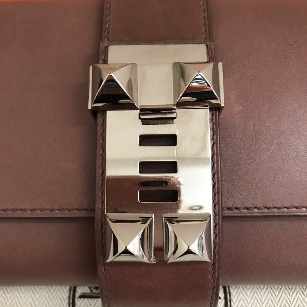 AUTHENTIC Hermes Medor Constance clutch handbag - Picture 7 of 8